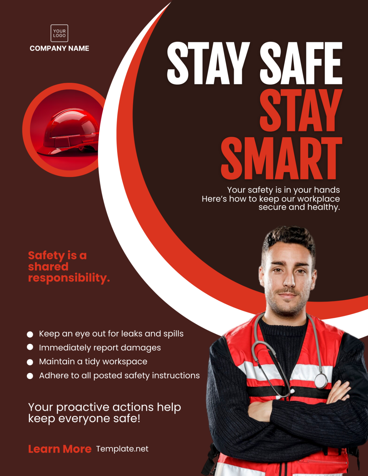 Health & Safety Awareness Flyer