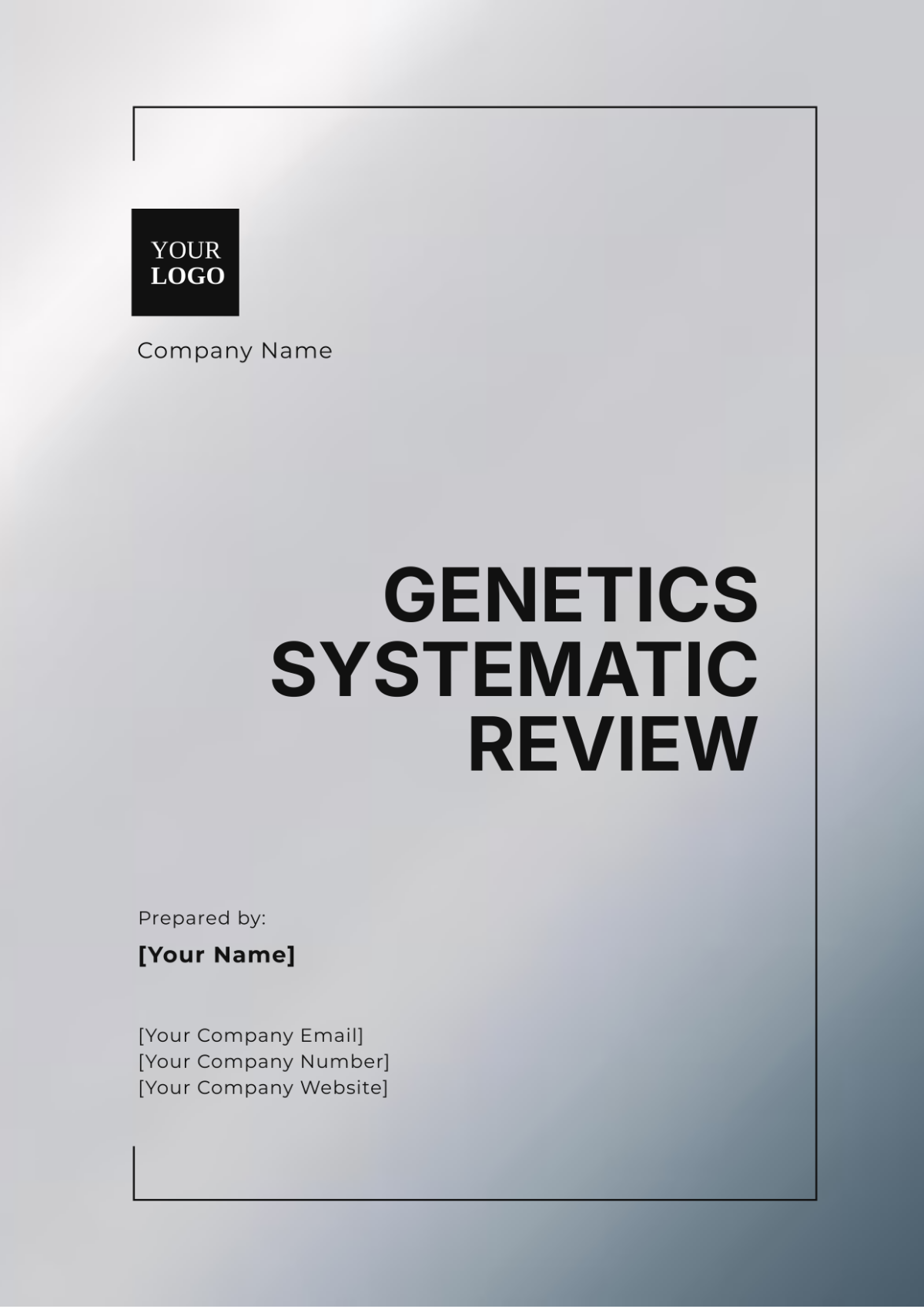 Genetics Systematic Review Template - Edit Online & Download