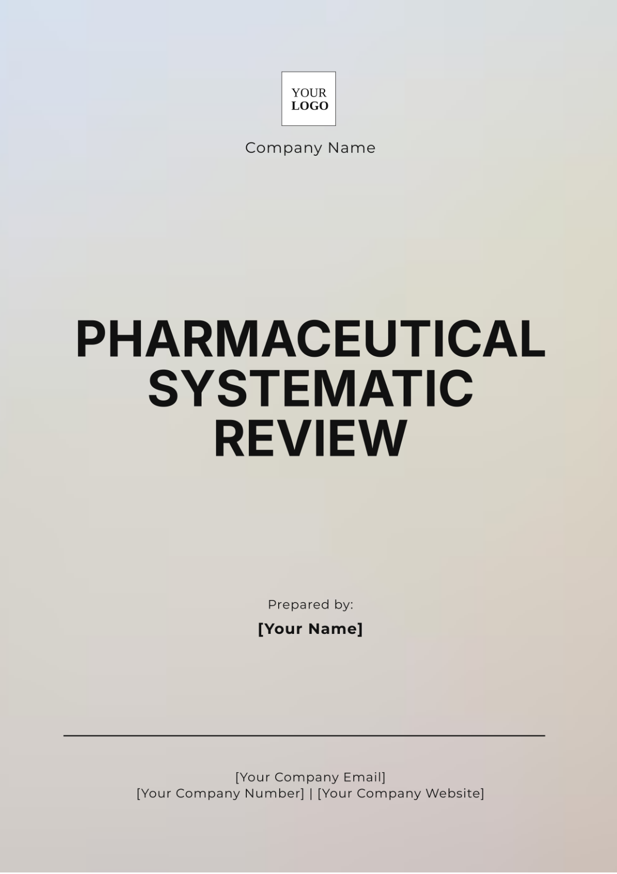 Pharmaceutical Systematic Review Template - Edit Online & Download