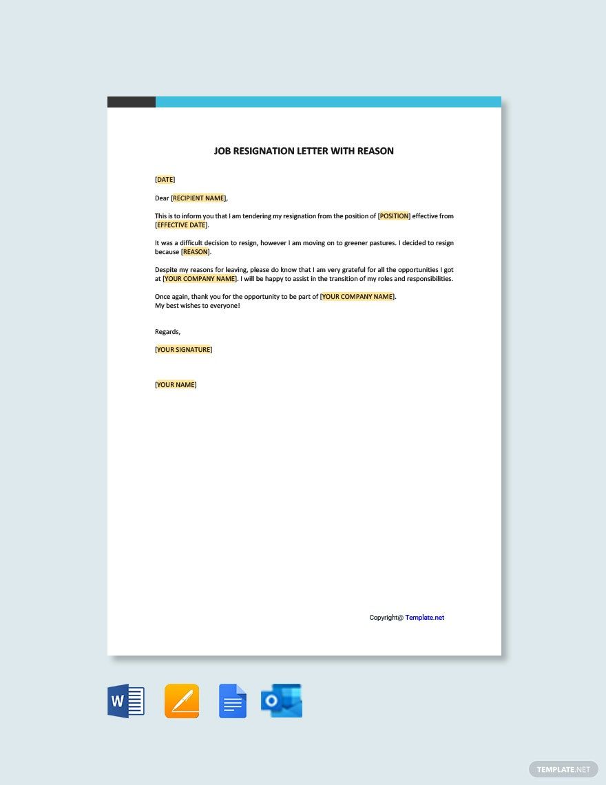 Job Transfer Request Letter for Personal Reason Format Template ...