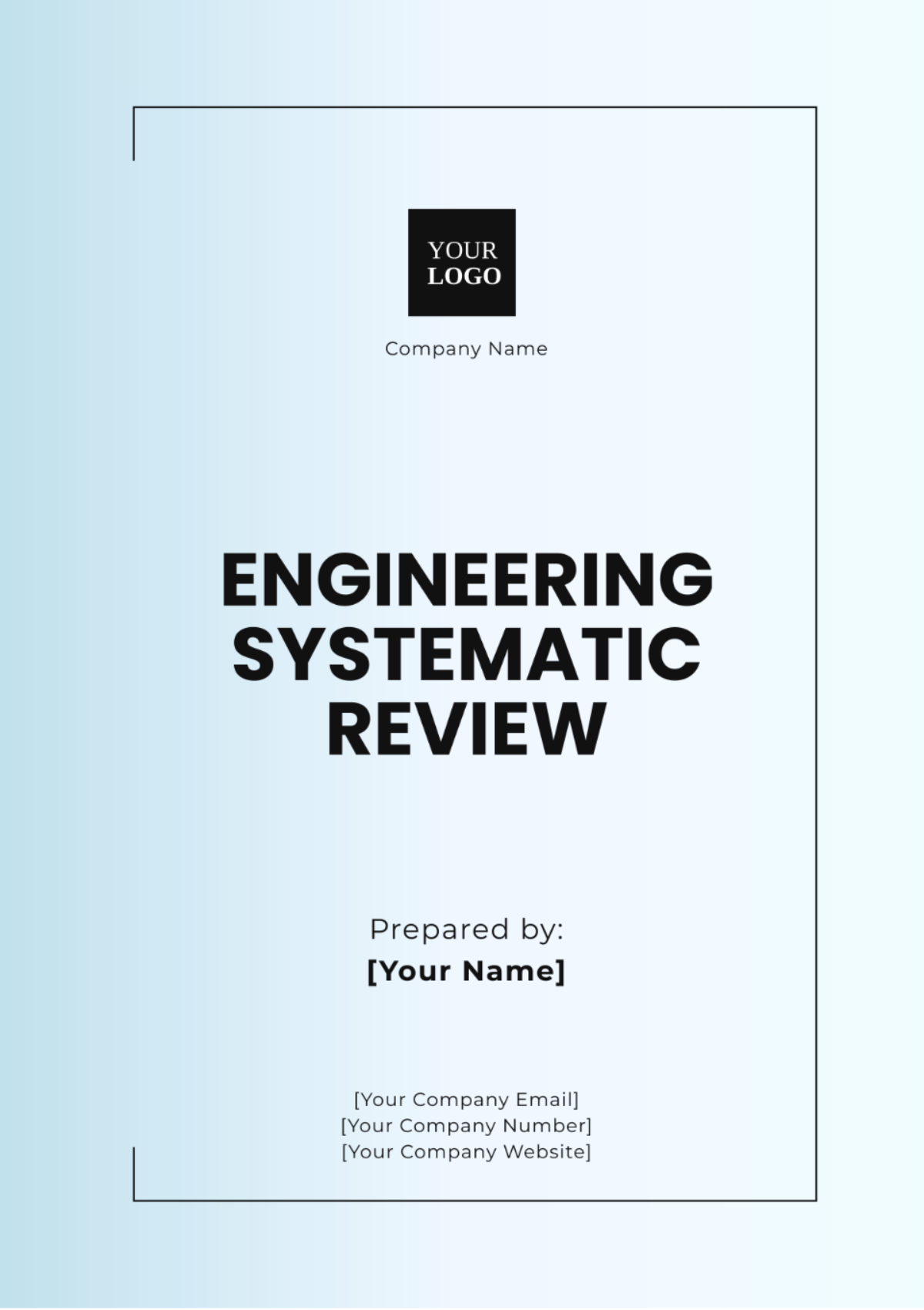 Engineering Systematic Review Template - Edit Online & Download