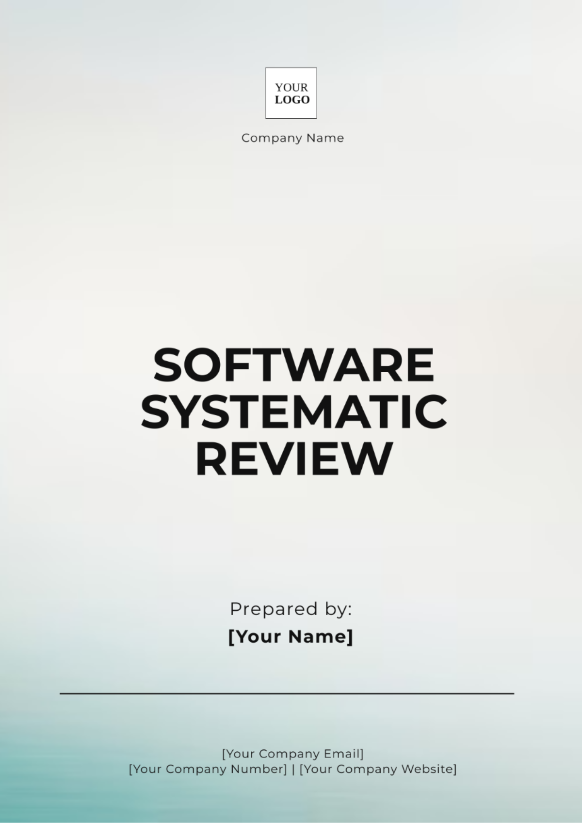 Software Systematic Review Template - Edit Online & Download