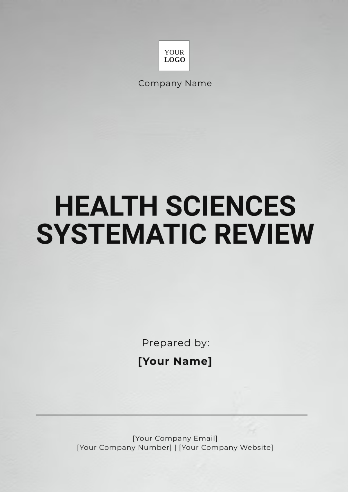 Health Sciences Systematic Review Template - Edit Online & Download