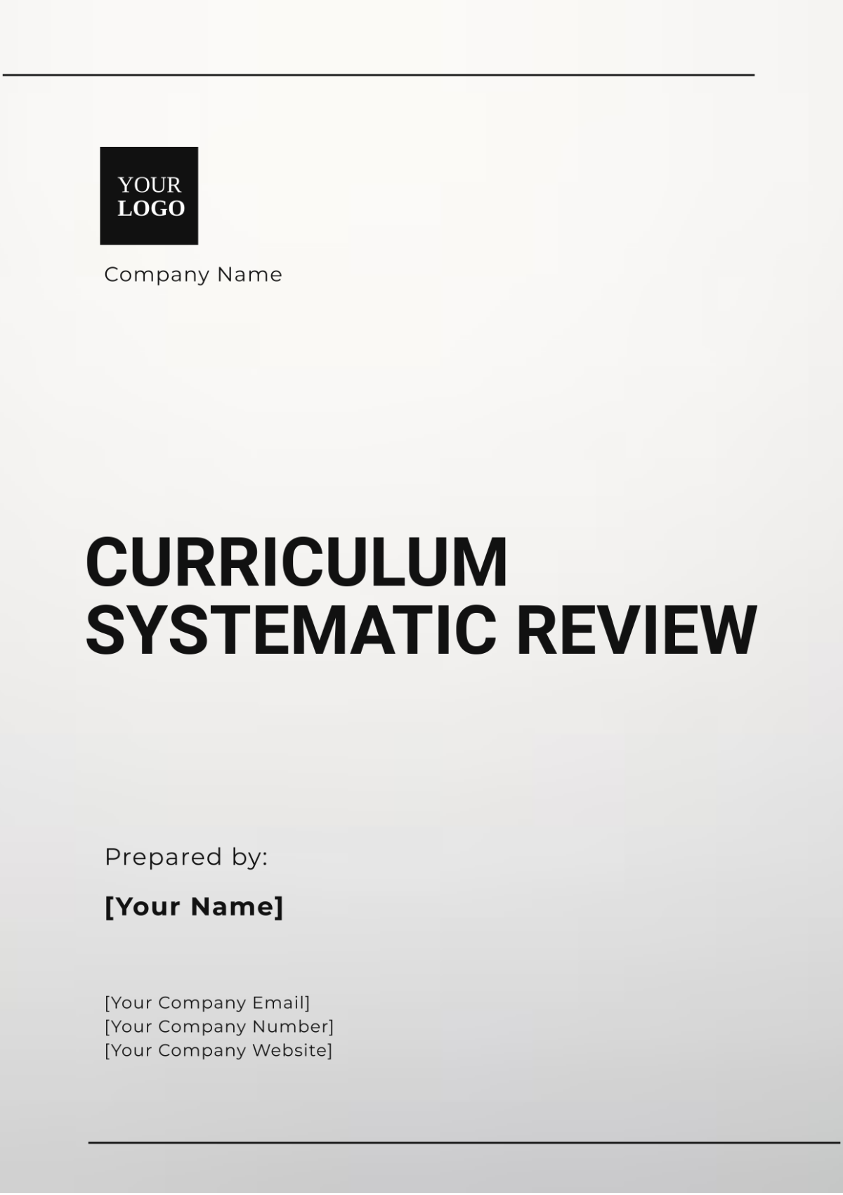 Curriculum Systematic Review Template - Edit Online & Download