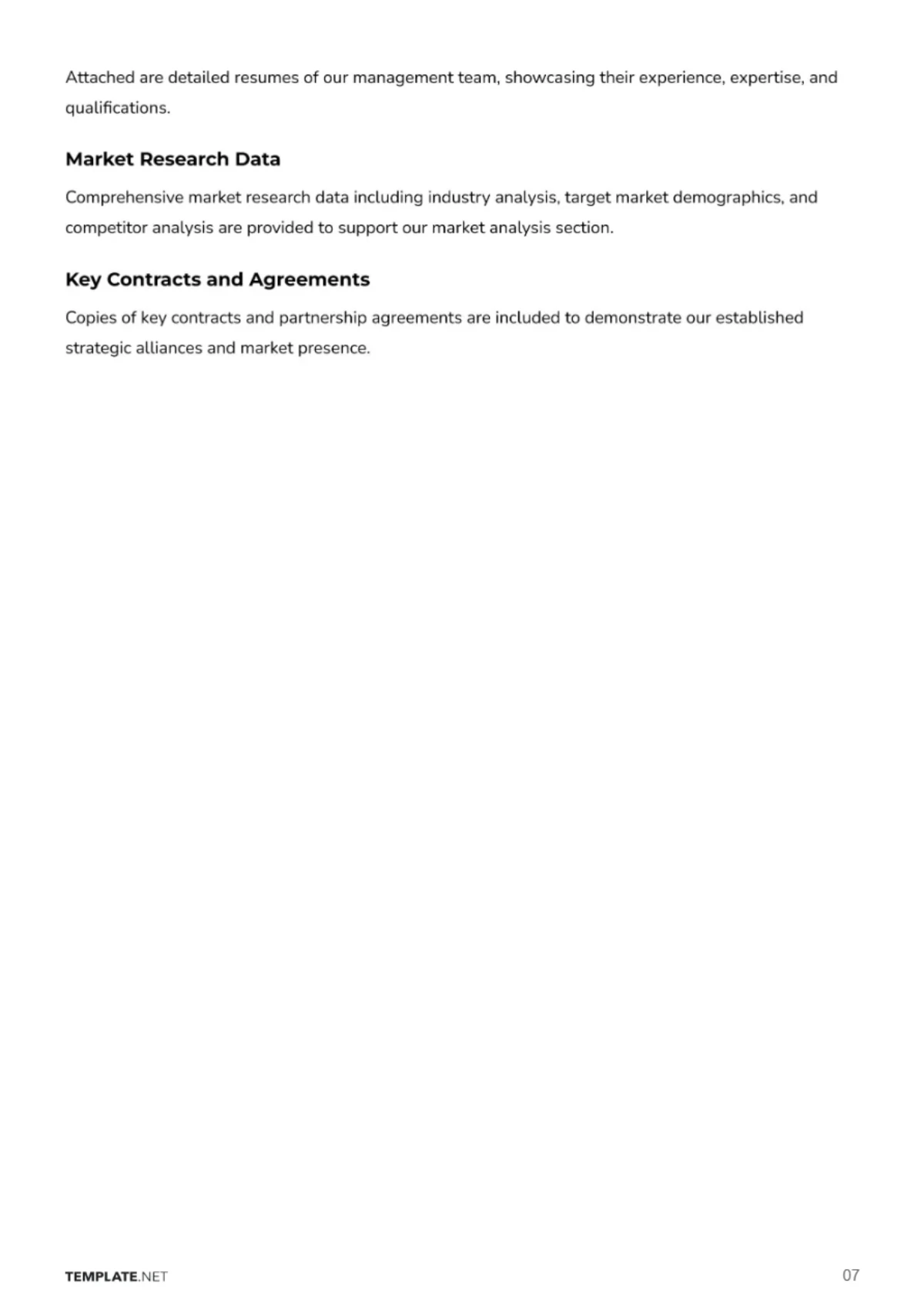 Free Business Plan Proposal Format Template to Edit Online