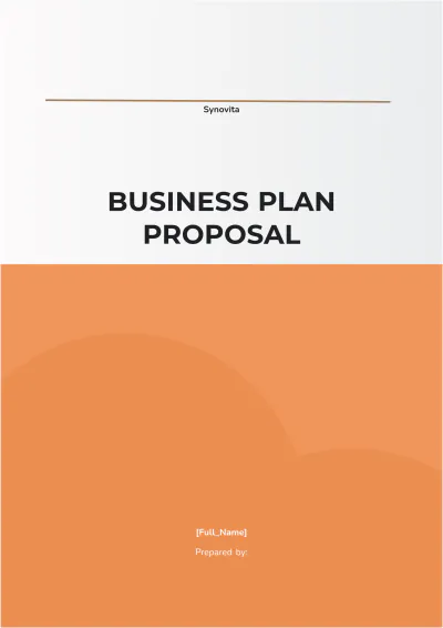 Free Business Plan Proposal Format Template to Edit Online