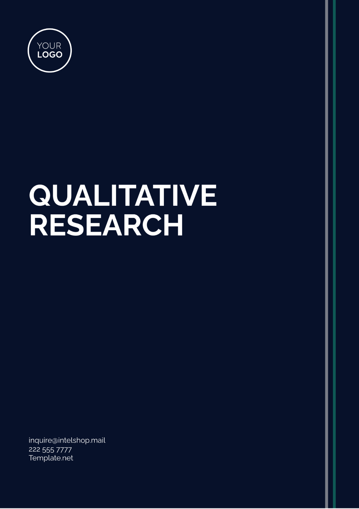 Free Qualitative Research Template