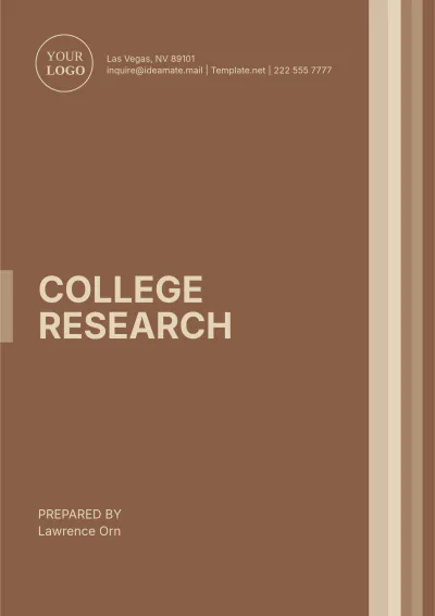 Free College Research Template to Edit Online | Template.net to Edit Online