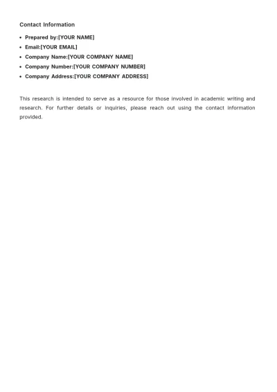 Free College Research Template to Edit Online | Template.net to Edit Online