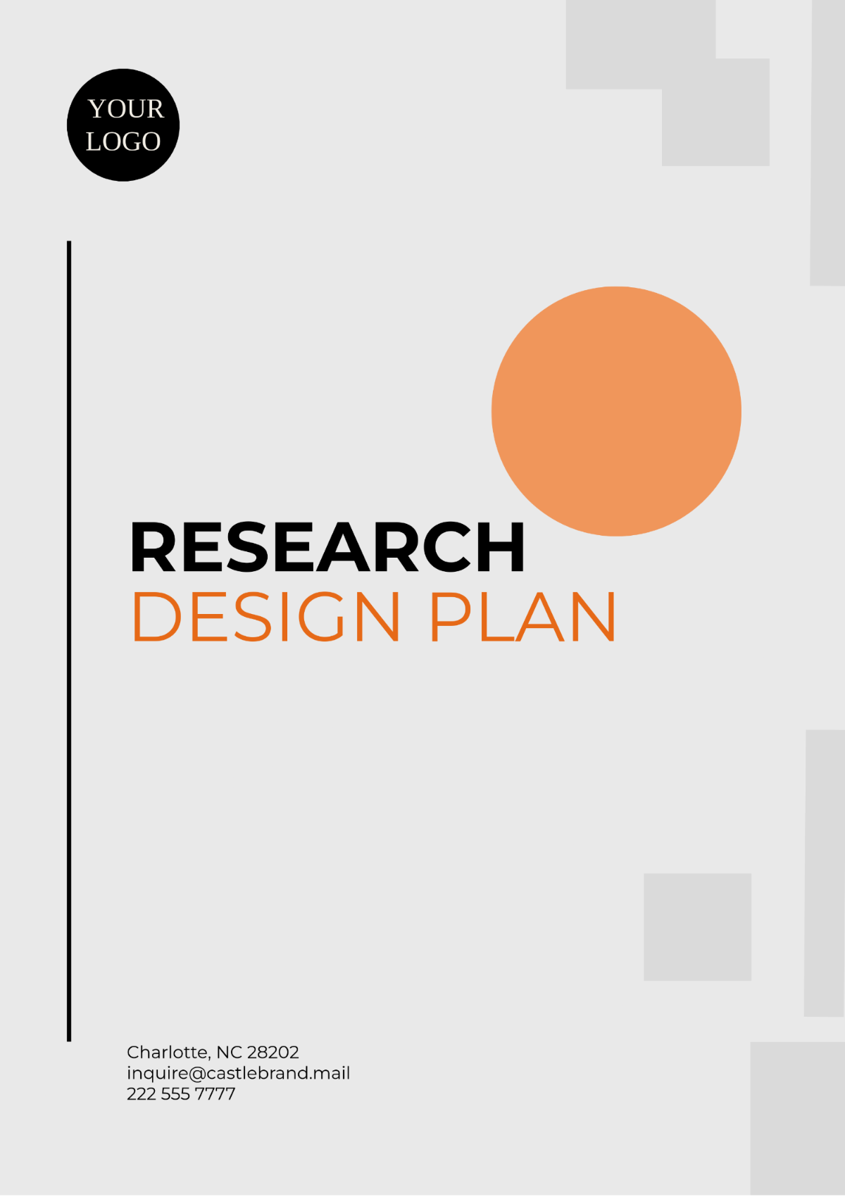 Research Design Plan Template - Edit Online & Download