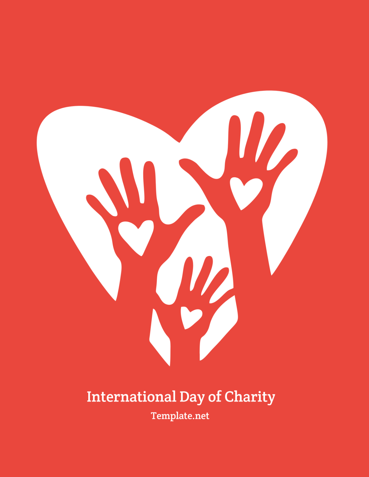 International Day of Charity Flyer Background