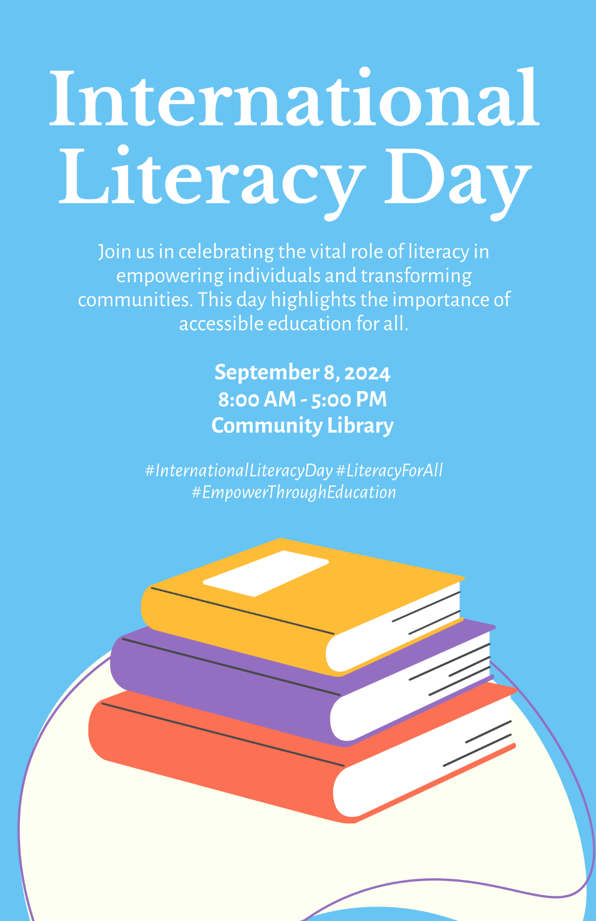 International Literacy Day Poster