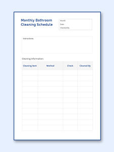 Monthly Payment Schedule Template In Microsoft Word, Excel 