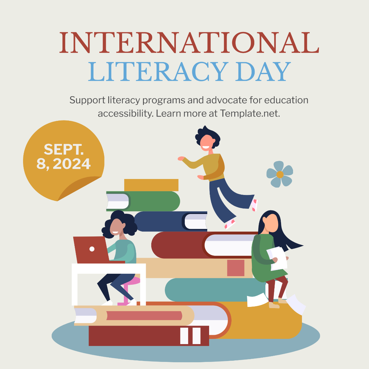 International Literacy Day Template - Edit Online & Download