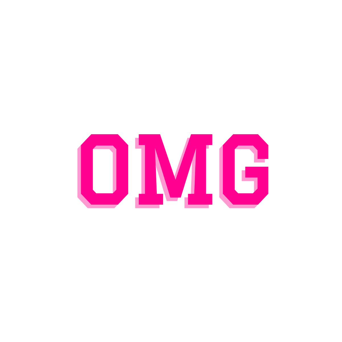 OMG Text - Edit Online | Template.net