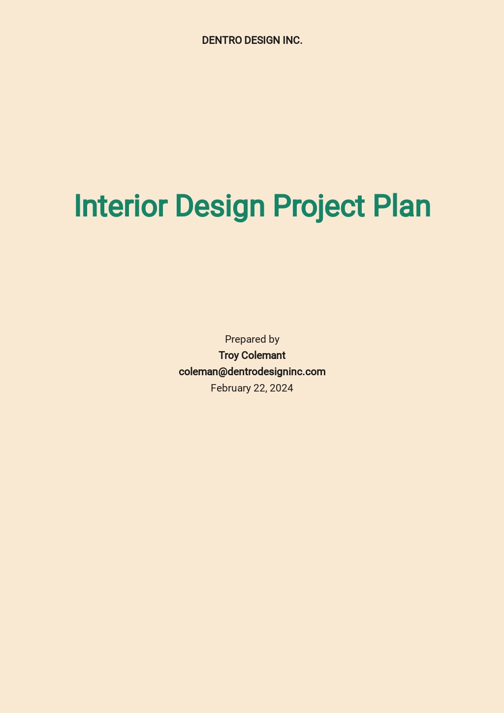 Free Interior Design Plan Google Docs Templates Download Template Net