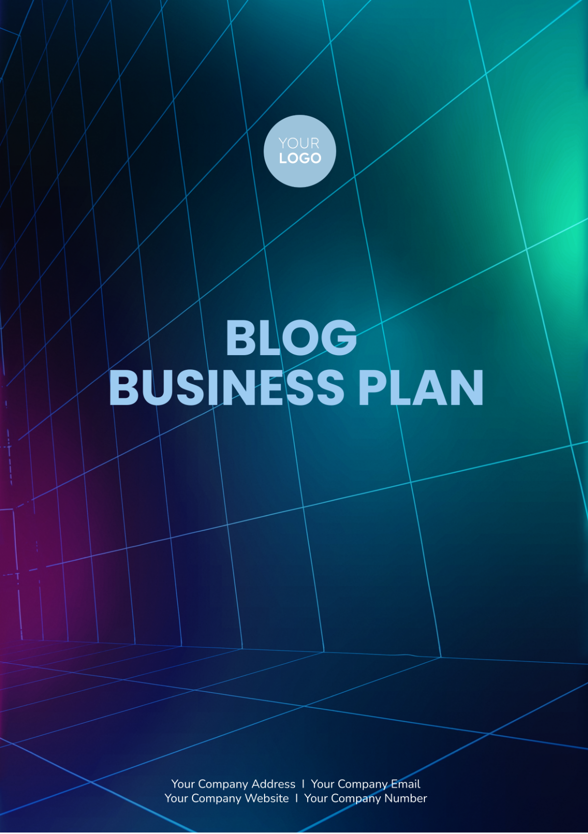 Aesthetic Blog Business Plan Template - Edit Online & Download