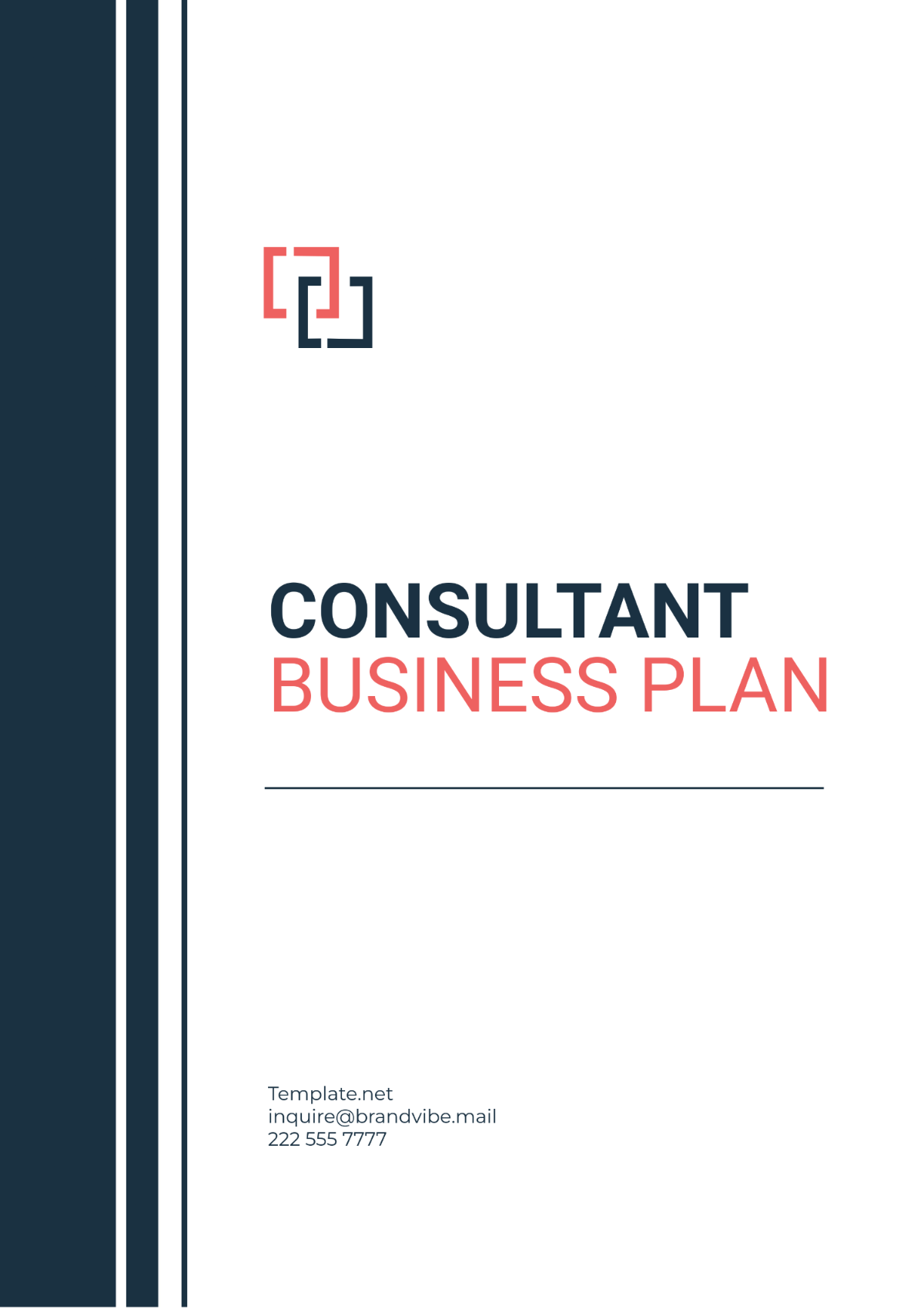 Consultant Business Plan Template - Edit Online & Download