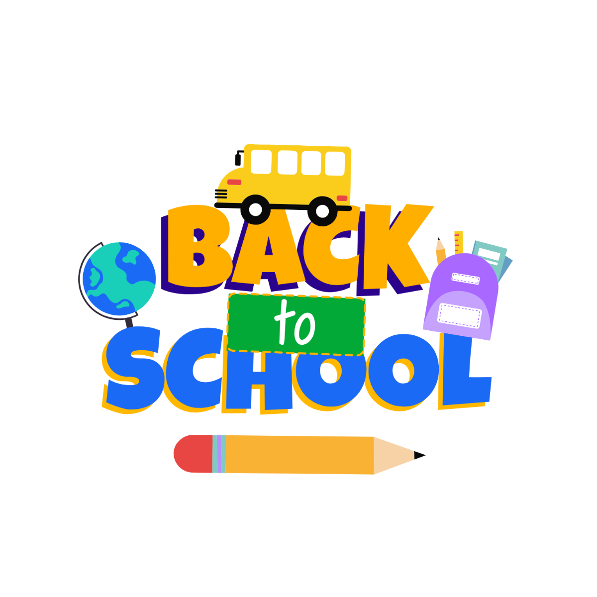 Back to School Clipart - Edit Online | Template.net