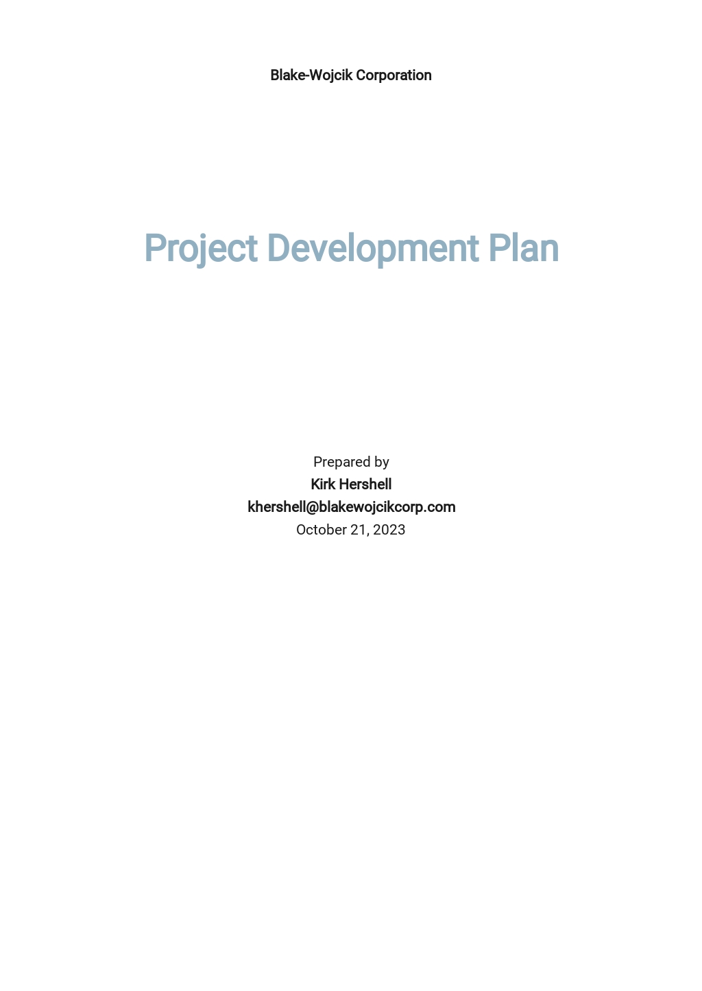 5+ FREE Development Plan Templates in Microsoft Word (DOC) | Template.net