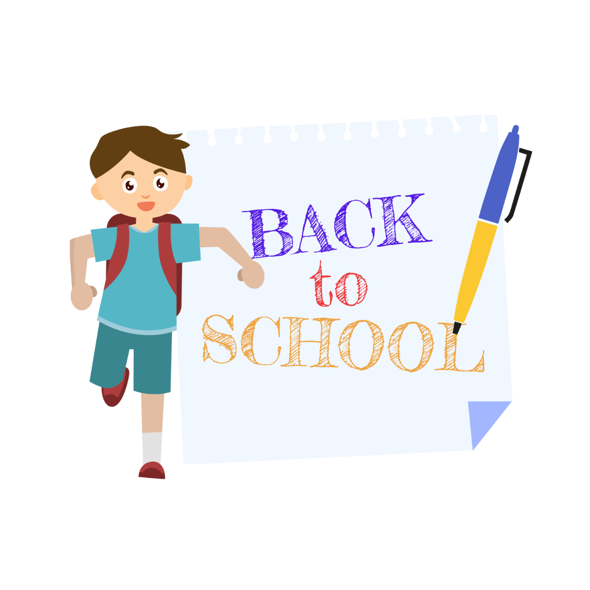 Editable Back to School Clipart - Edit Online | Template.net