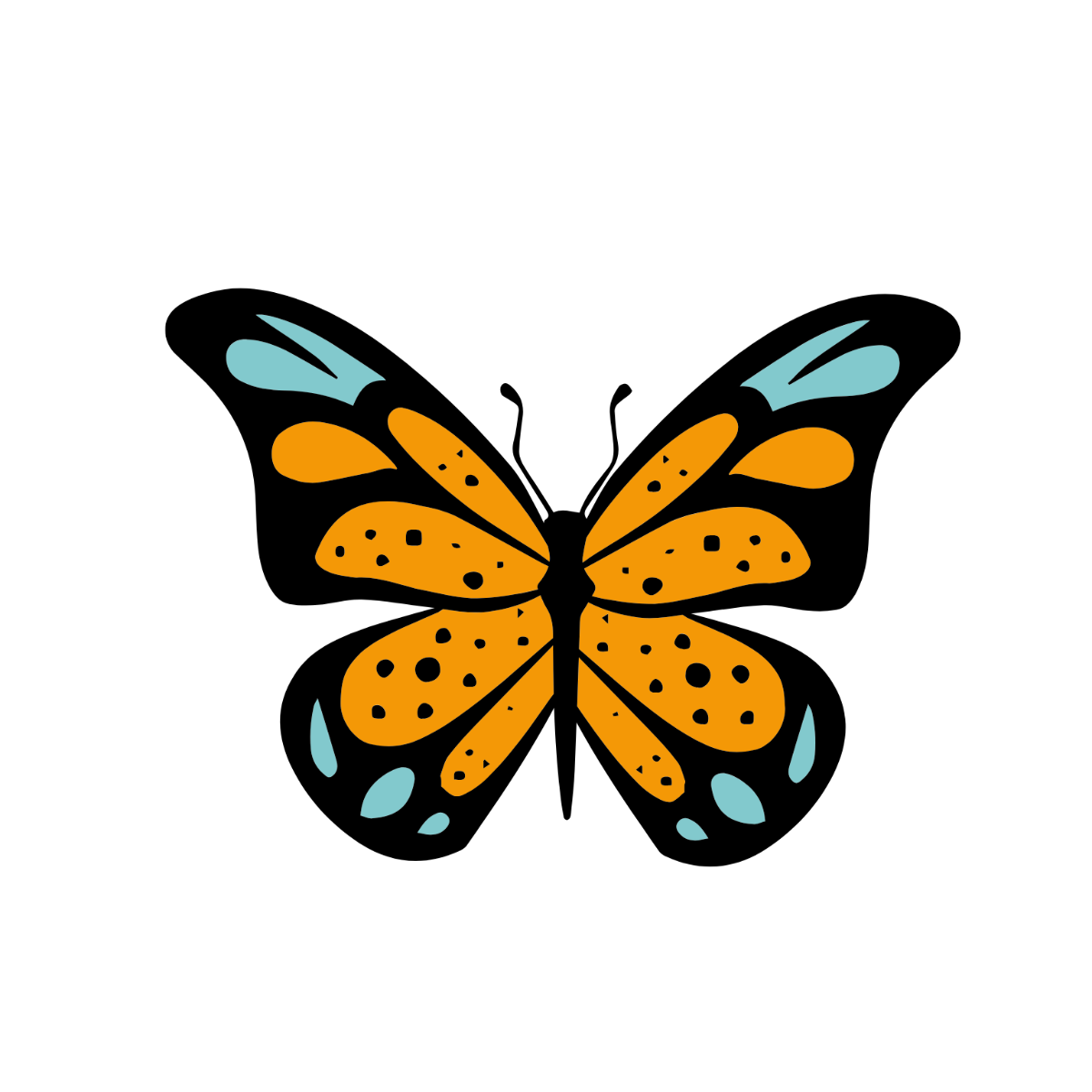 Editable Butterfly Clipart