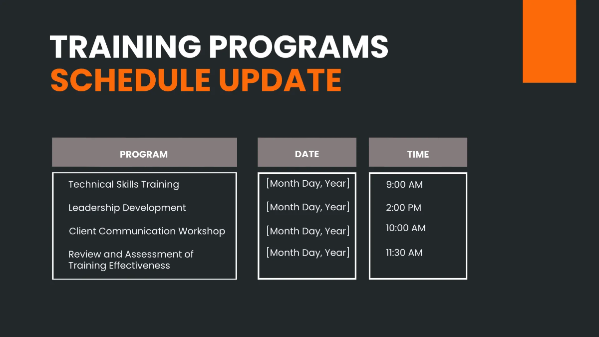 Free Administration Meeting Presentation Template to Edit Online