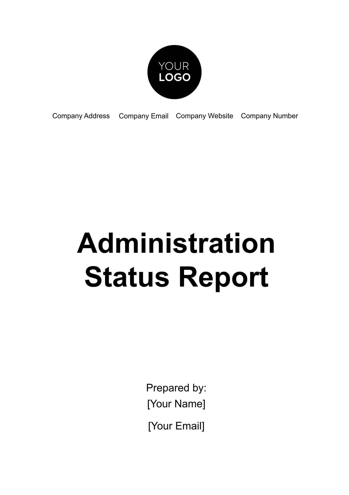 Administration Status Report Template - Edit Online & Download