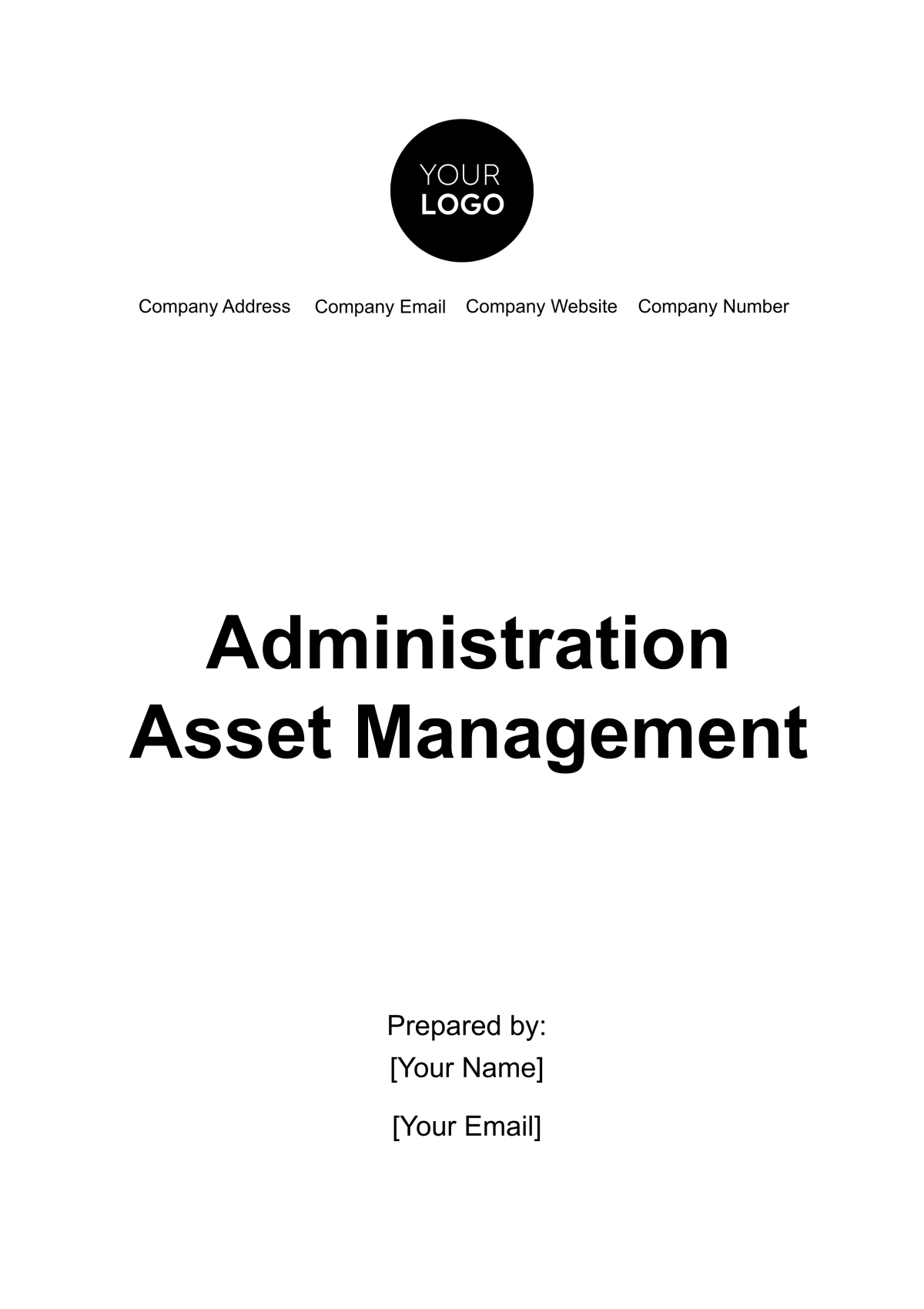 Administration Asset Management Template - Edit Online & Download