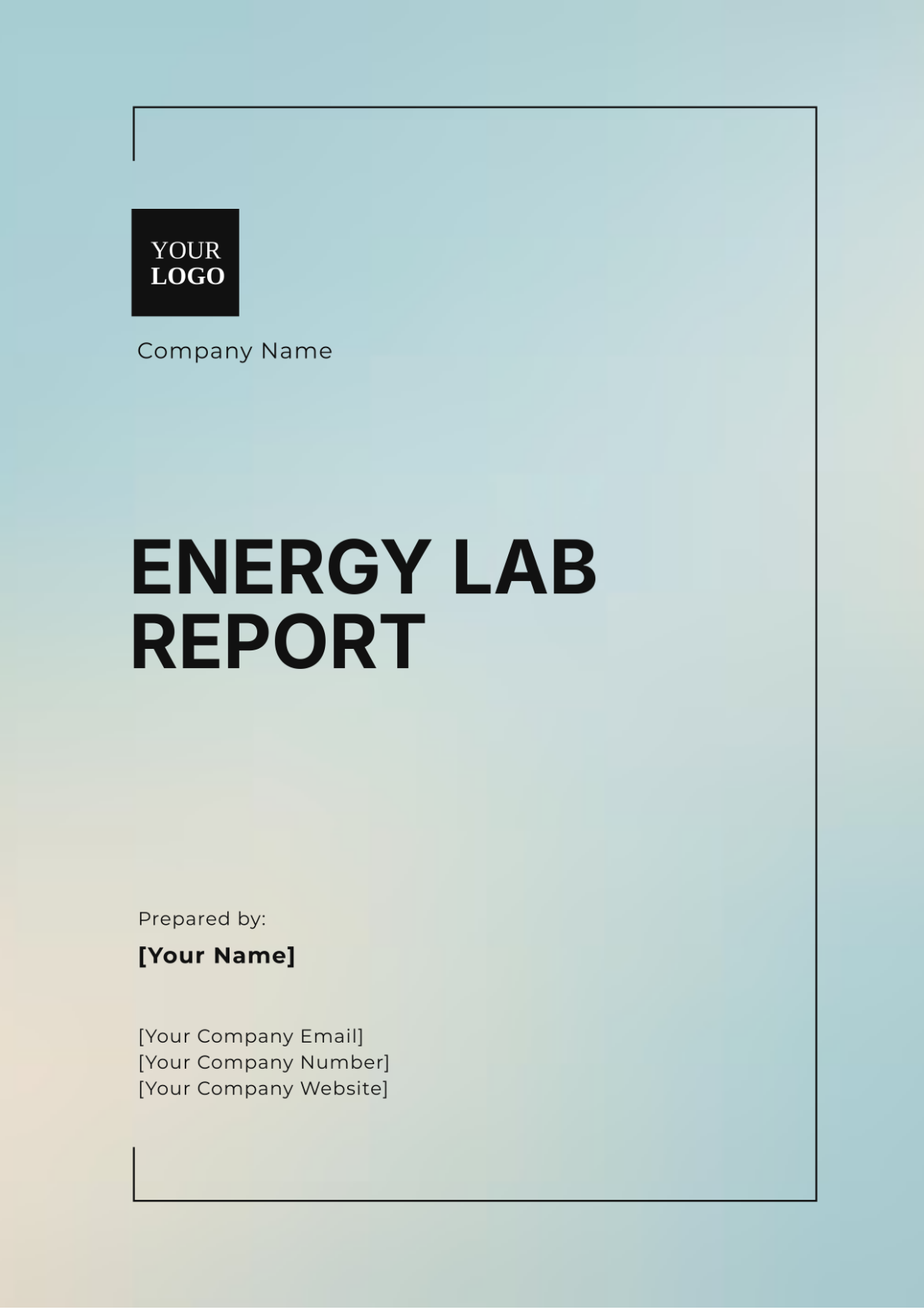 Energy Lab Report Template - Edit Online & Download