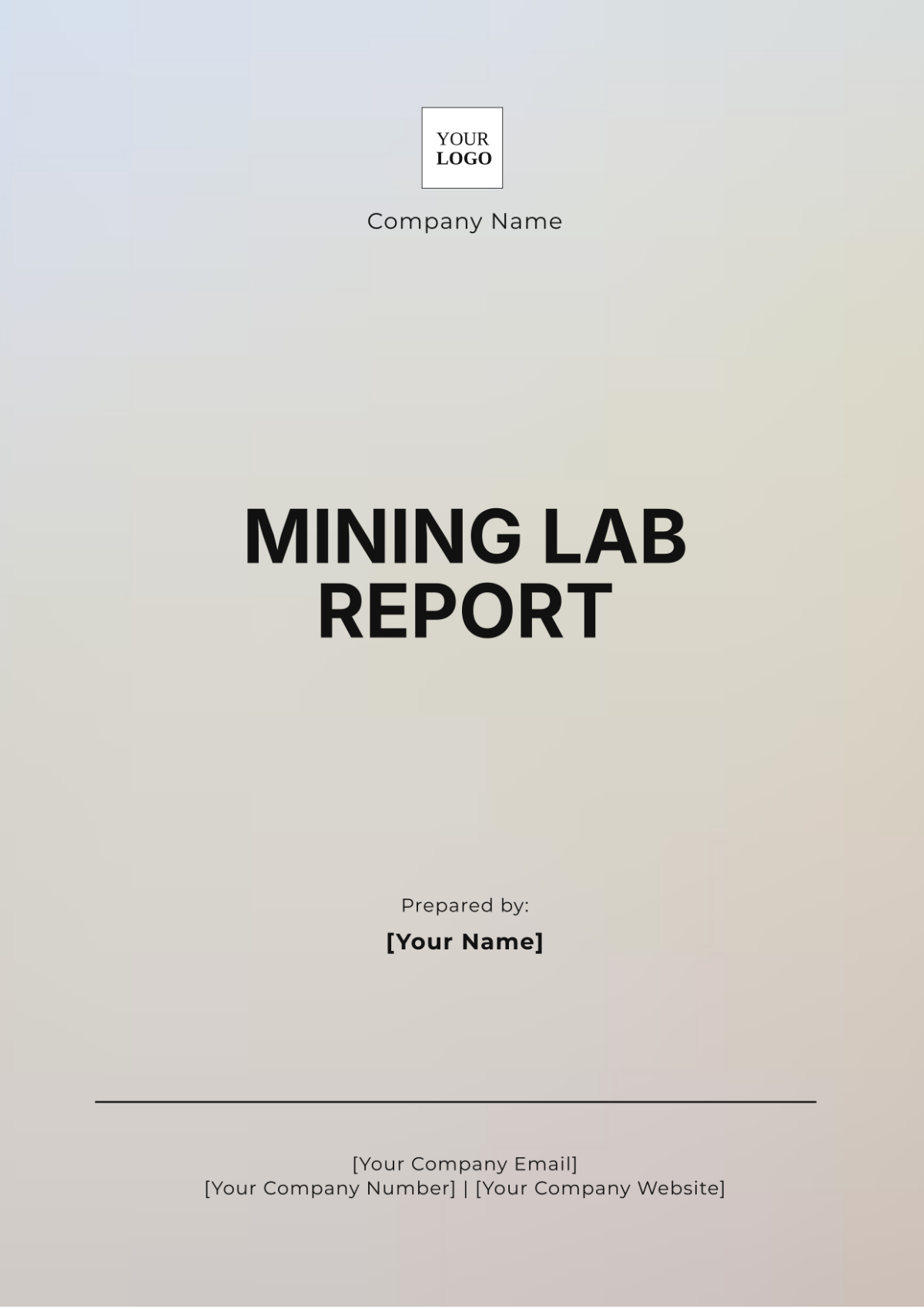 Mining Lab Report Template - Edit Online & Download