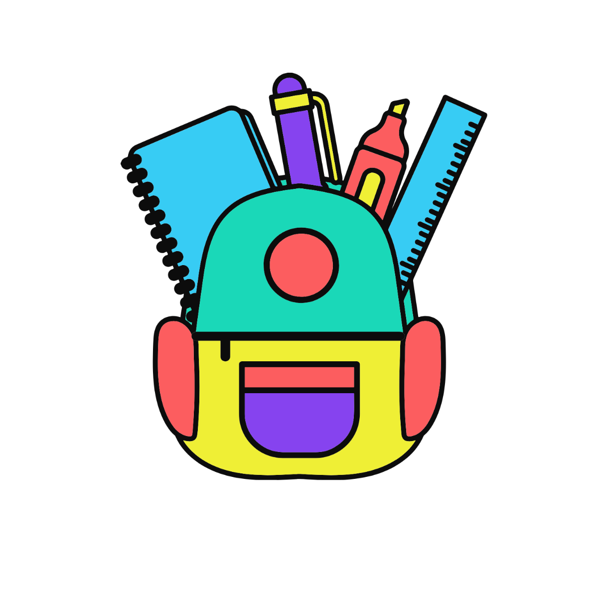 Backpack Clipart - Edit Online | Template.net