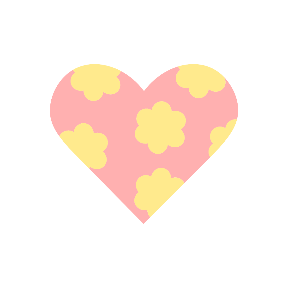 Floral Heart Clipart  - Edit Online | Template.net