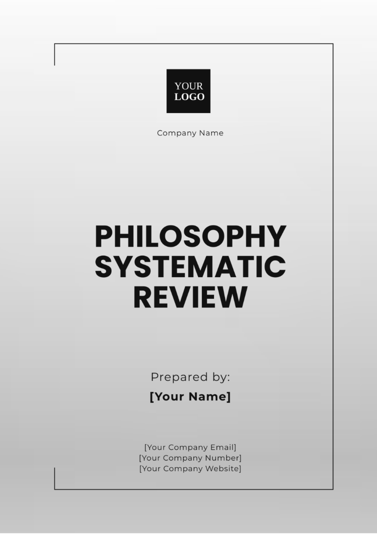 Free Philosophy Systematic Review Template - Edit Online & Download ...