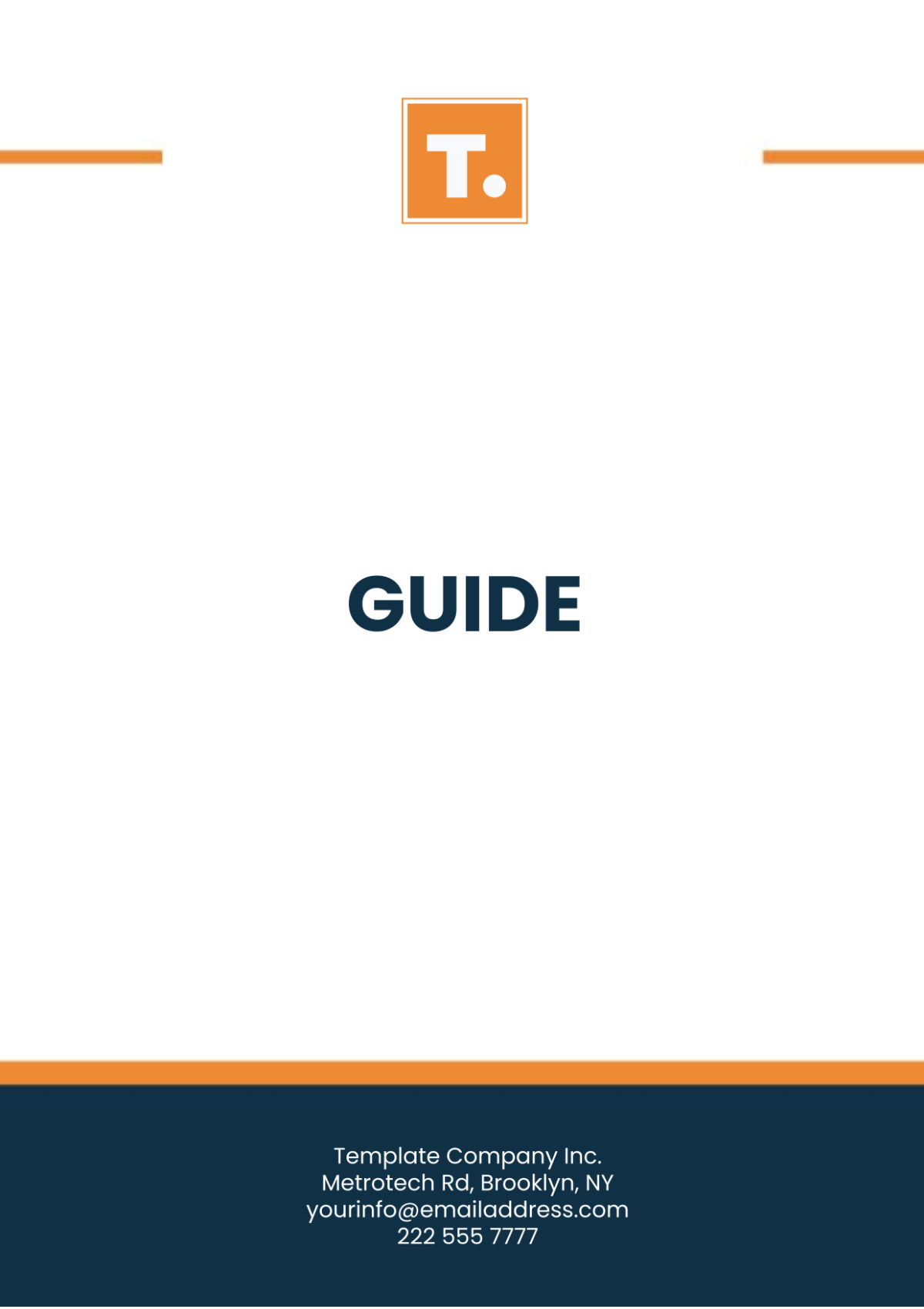 Guide Template - Edit Online & Download