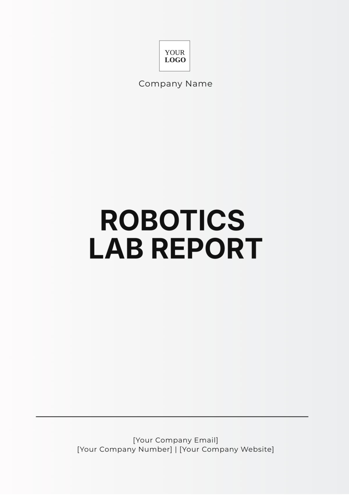 Robotics Lab Report Template - Edit Online & Download