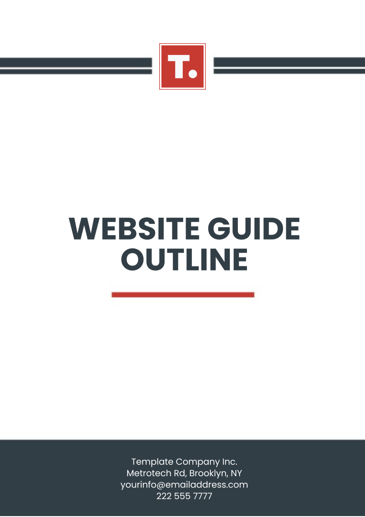 Website Guide Outline Template - Edit Online & Download