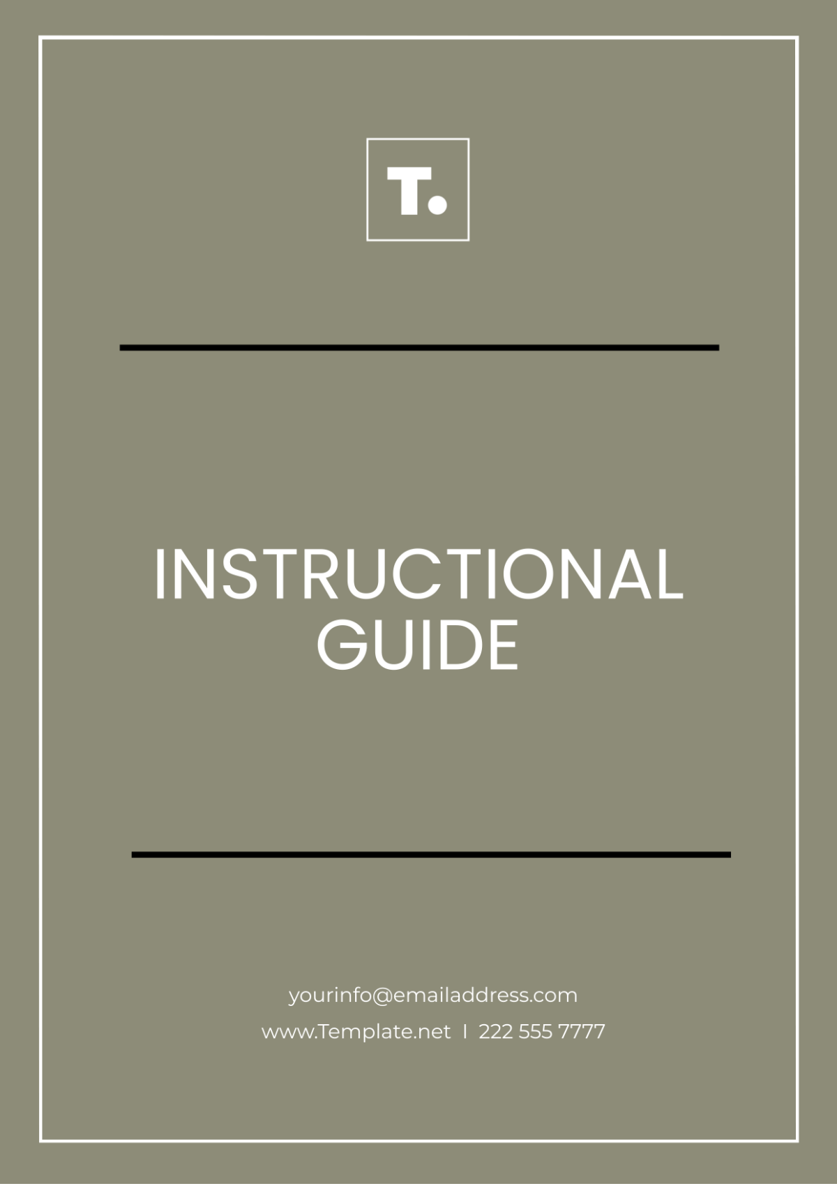 Instructional Guide Template - Edit Online & Download