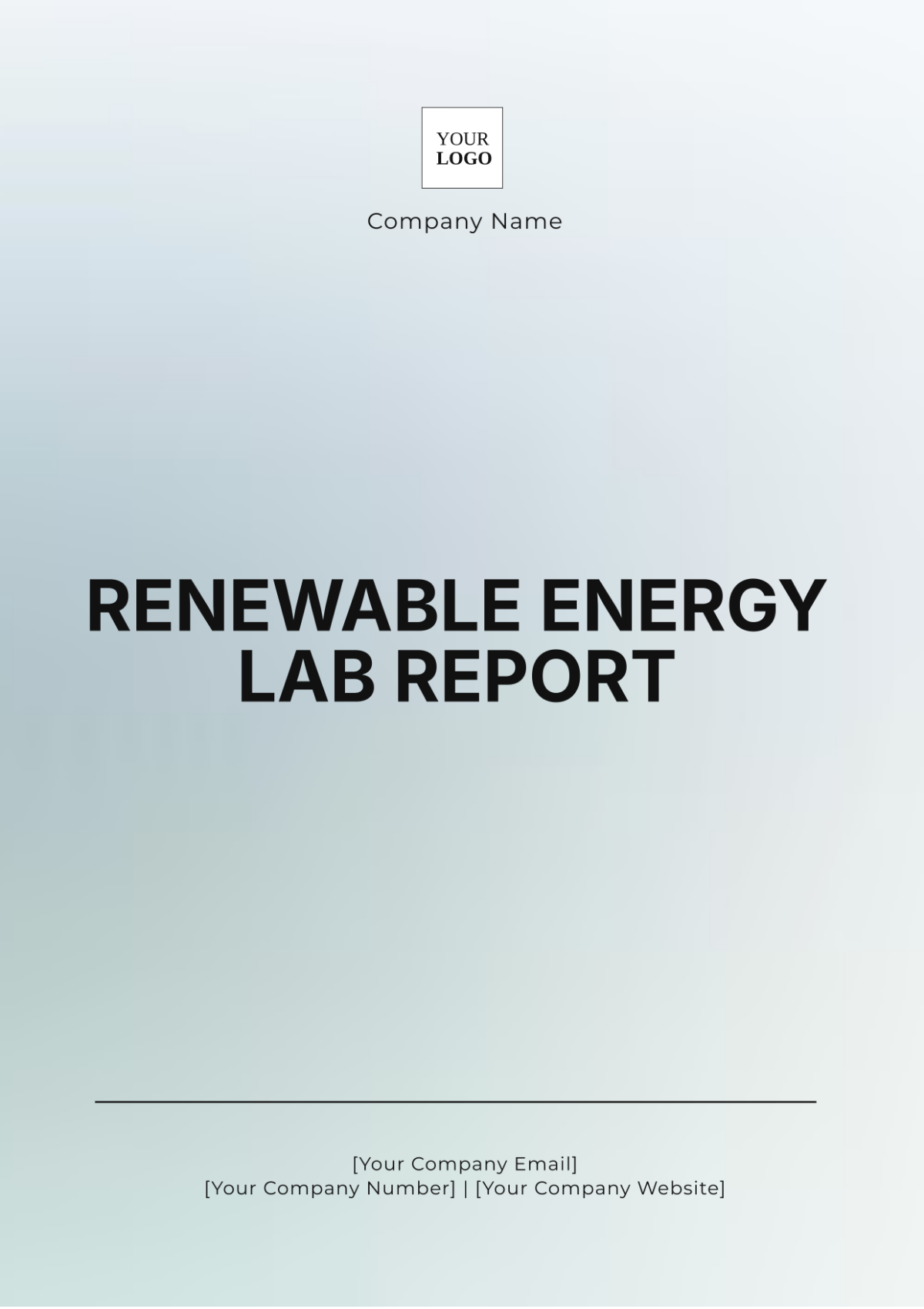 Free Renewable Energy Lab Report Template to Edit Online