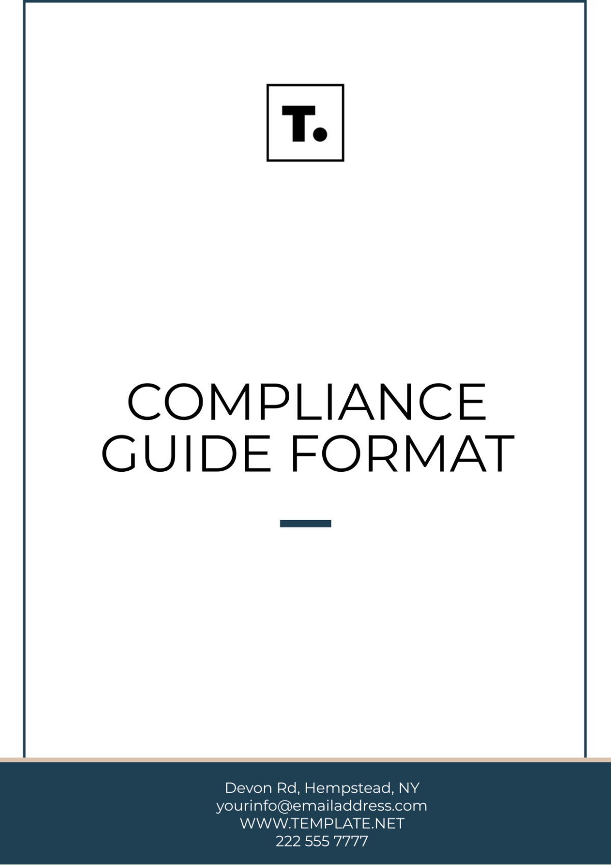 Free Compliance Guide Format Template - Edit Online & Download ...