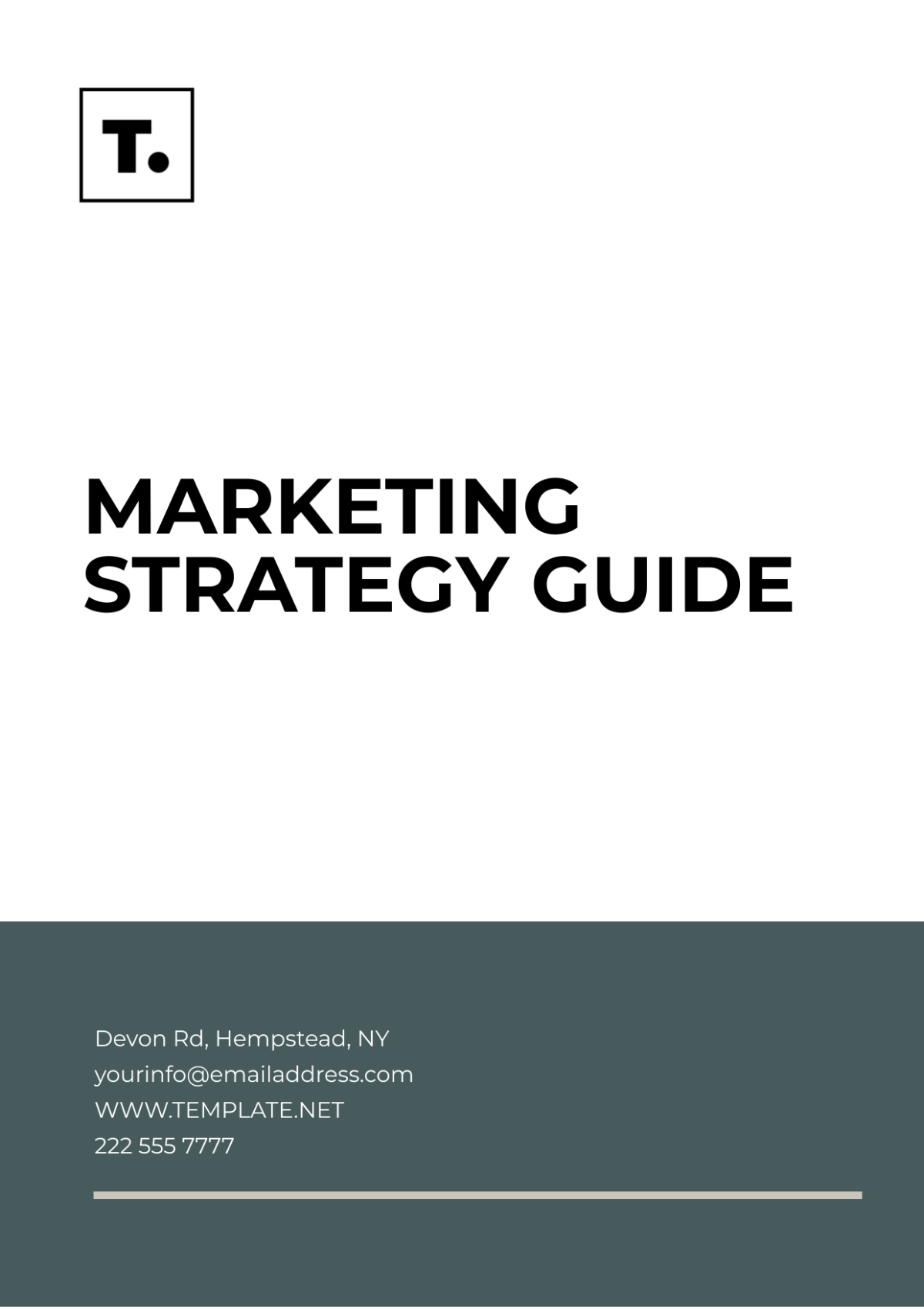 Marketing Strategy Guide Template - Edit Online & Download