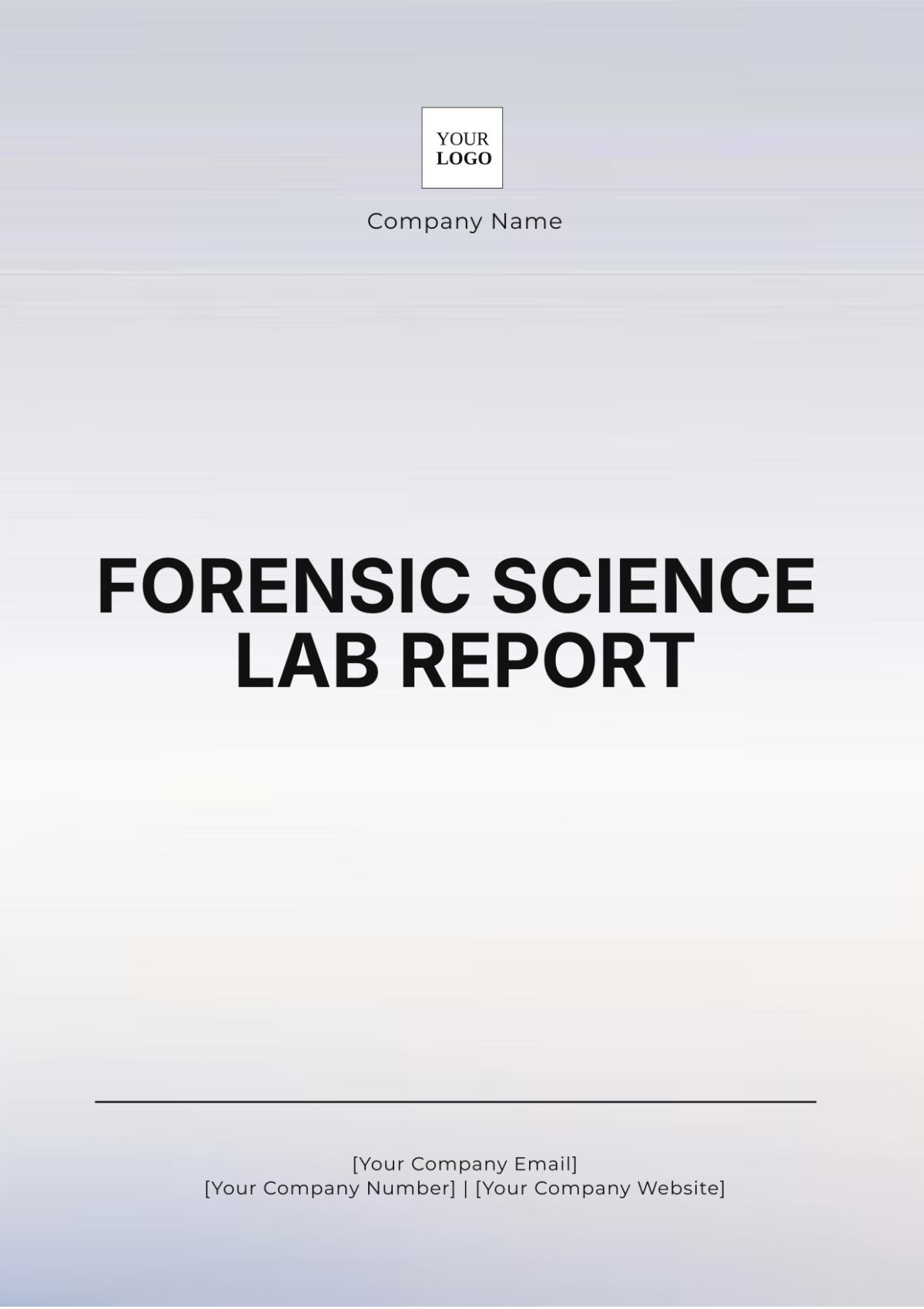 Forensic Science Lab Report Template - Edit Online & Download