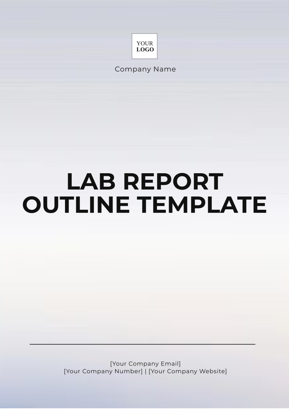 Lab Report Outline template - Edit Online & Download