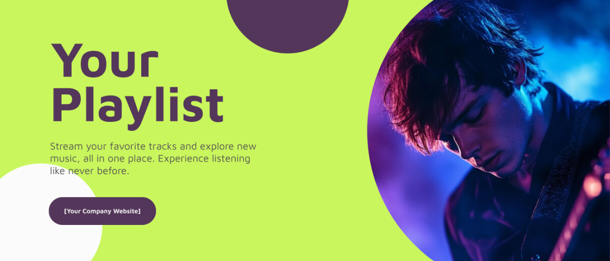 Professional Spotify Banner Template