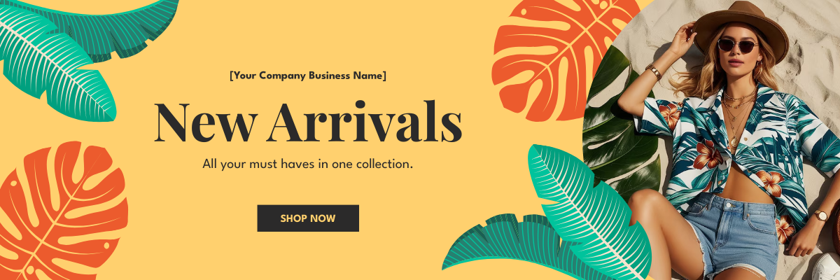 Colorful and Playful Shopify Banner Template