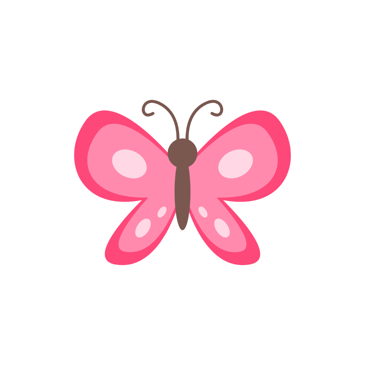 Cute Butterfly Clipart - Edit Online | Template.net