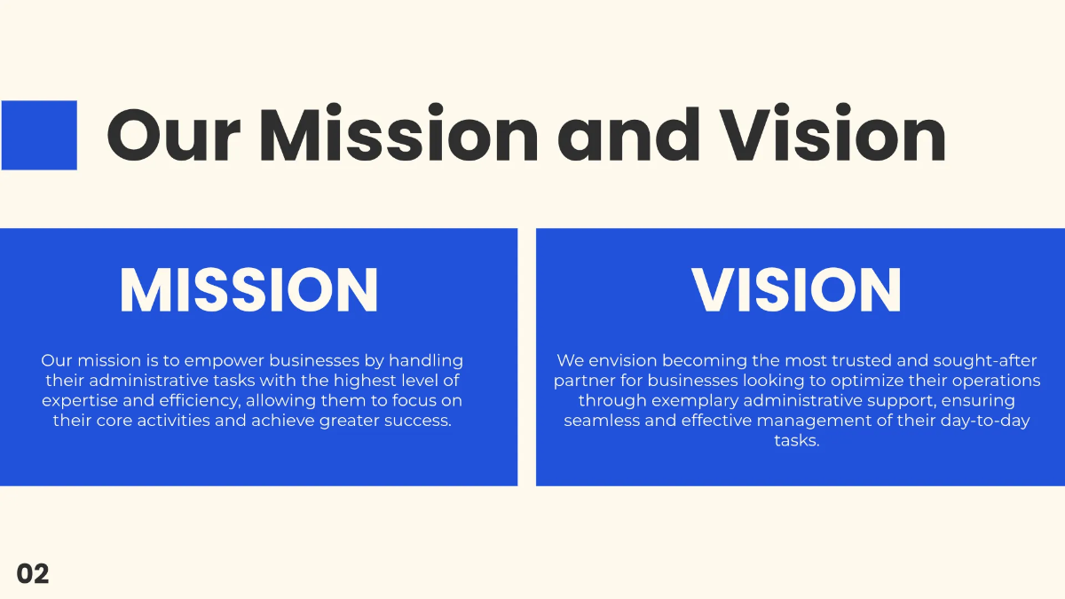 Free Administration Presentation Template to Edit Online