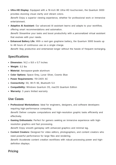 Free Marketing Datasheet Template to Edit Online