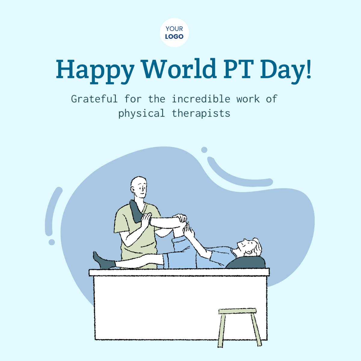 Happy World PT Day Template - Edit Online & Download