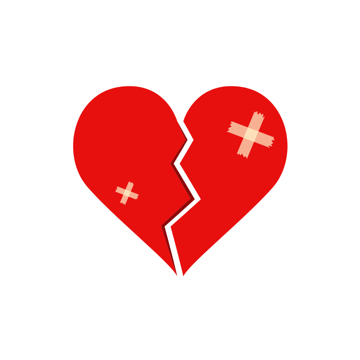 Broken Heart Clipart - Edit Online | Template.net